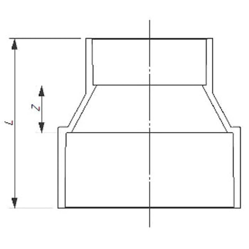 VU IN VU継手インクリーザー 東栄管機 呼び径75×65 VU IN - 【通販モノタロウ】