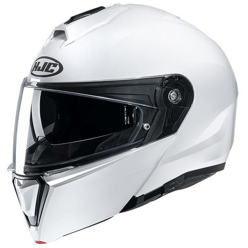 HJC i80　システムヘルメット　パールホワイト　XL 中古美品！ Amazon.com: HJC i80 Solid Modular Motorcycle Helmet with HJ
