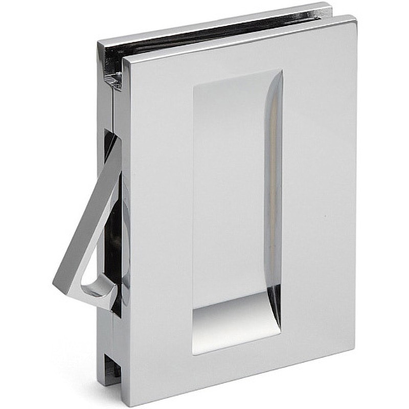 MSC7-C ガラスドア用引手 LAMP(スガツネ工業) クロムめっき 長さ100mm  MSC7-C