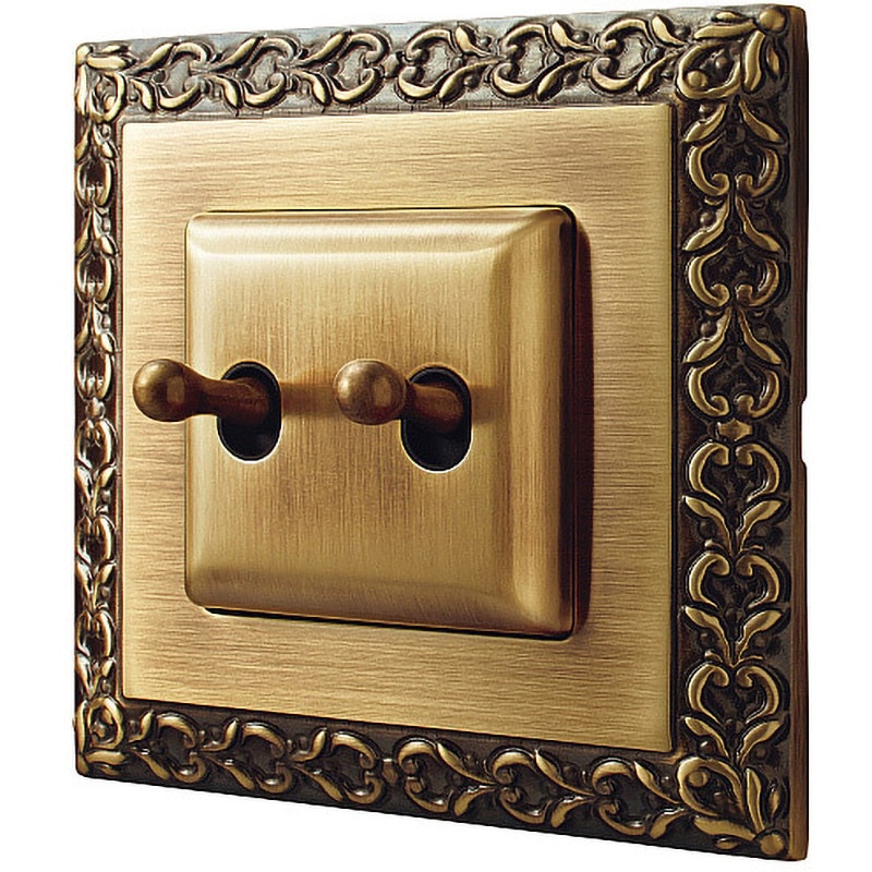 PXP-FTS-102-PB トグルスイッチ(ダブル) 1セット LAMP(スガツネ工業) 【通販モノタロウ】