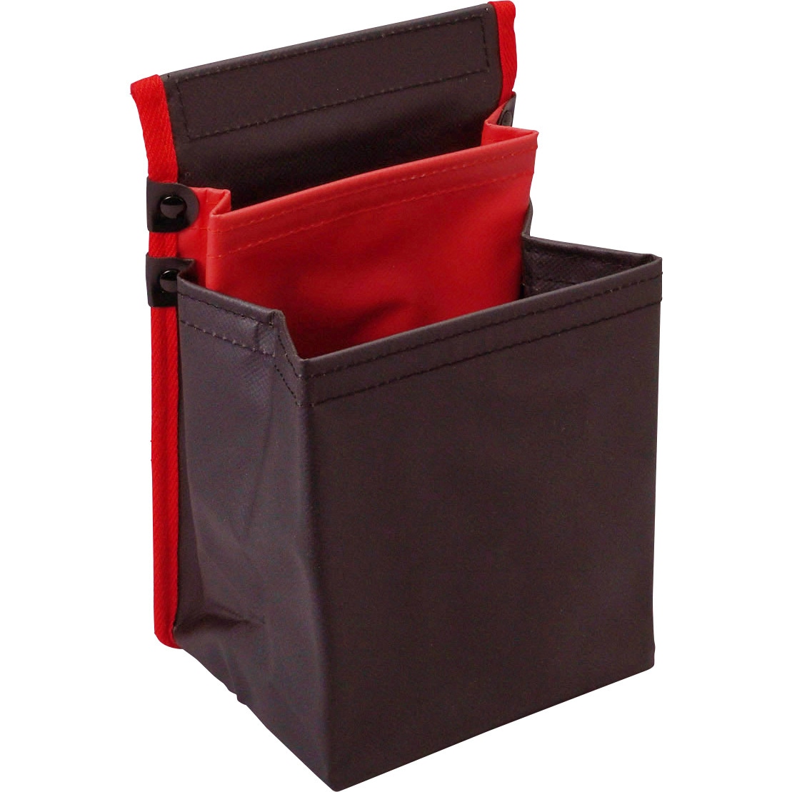 12-8180 スポンジバッグ KLASS(クラス/旧:極東産機) 黒/赤色 寸法160