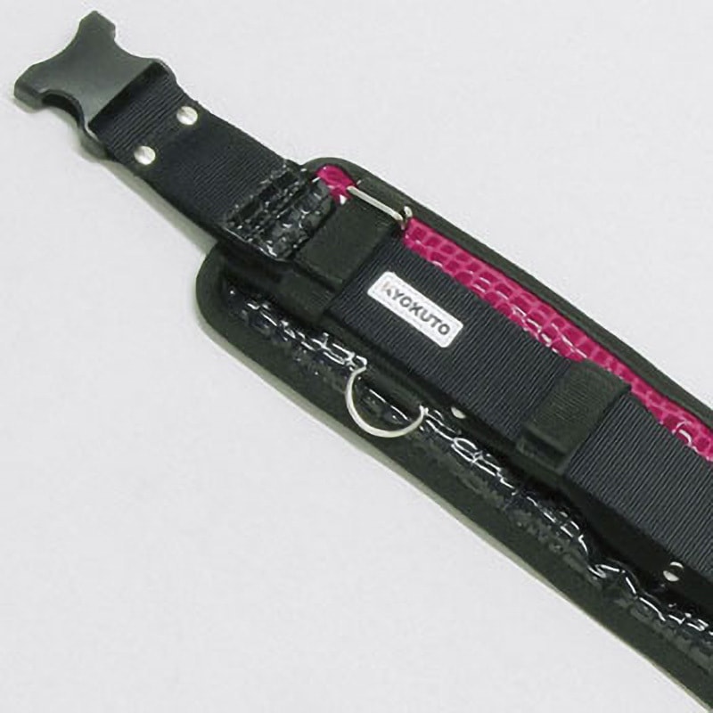 63-9385 サポートベルト ブラック/レッド 1個 KLASS(クラス/旧:極東産