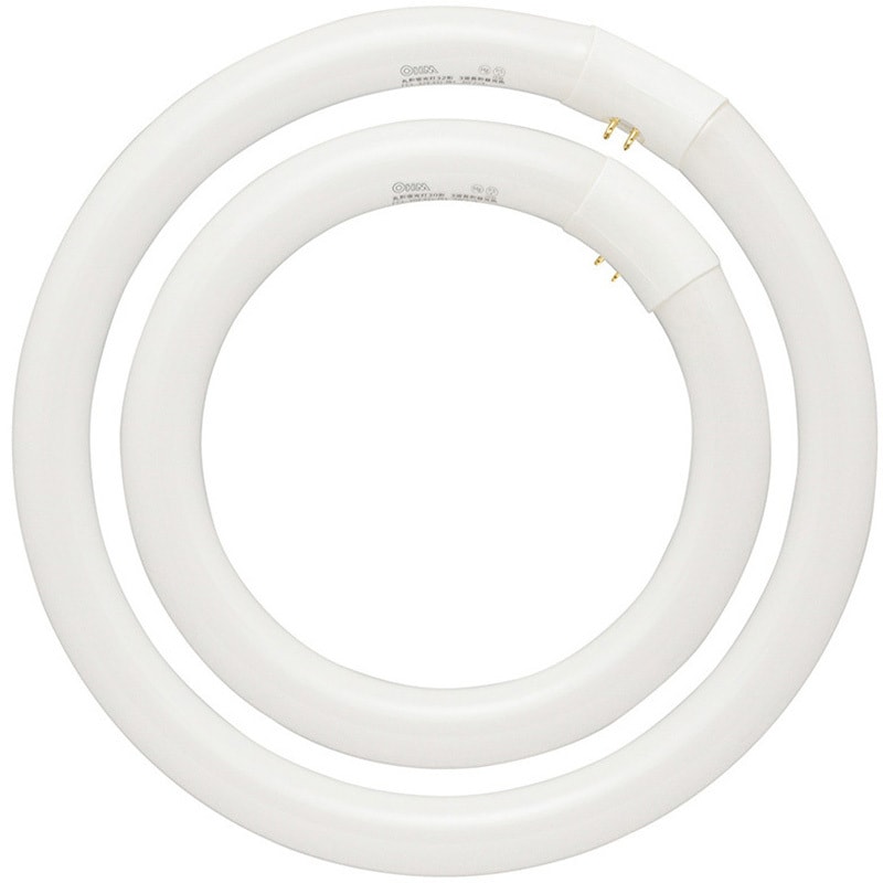 3波長丸管蛍光ランプ 2本セット オーム電機 丸型蛍光灯 【通販モノタロウ】