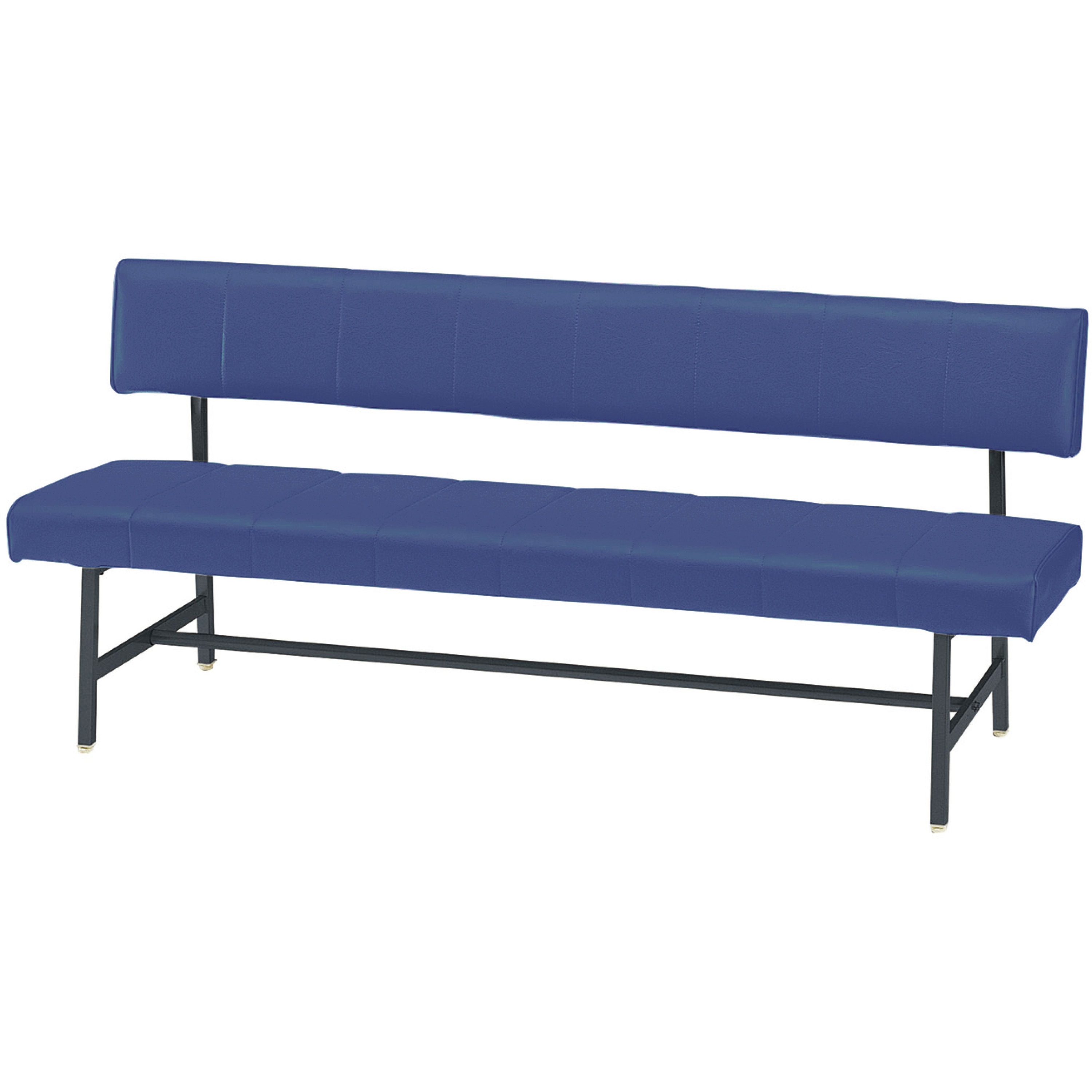 TEP-18A ロビーチェア ニシキ工業 コバルトブルー色 高さ760mm幅1800mm奥行540mm  TEP-18A