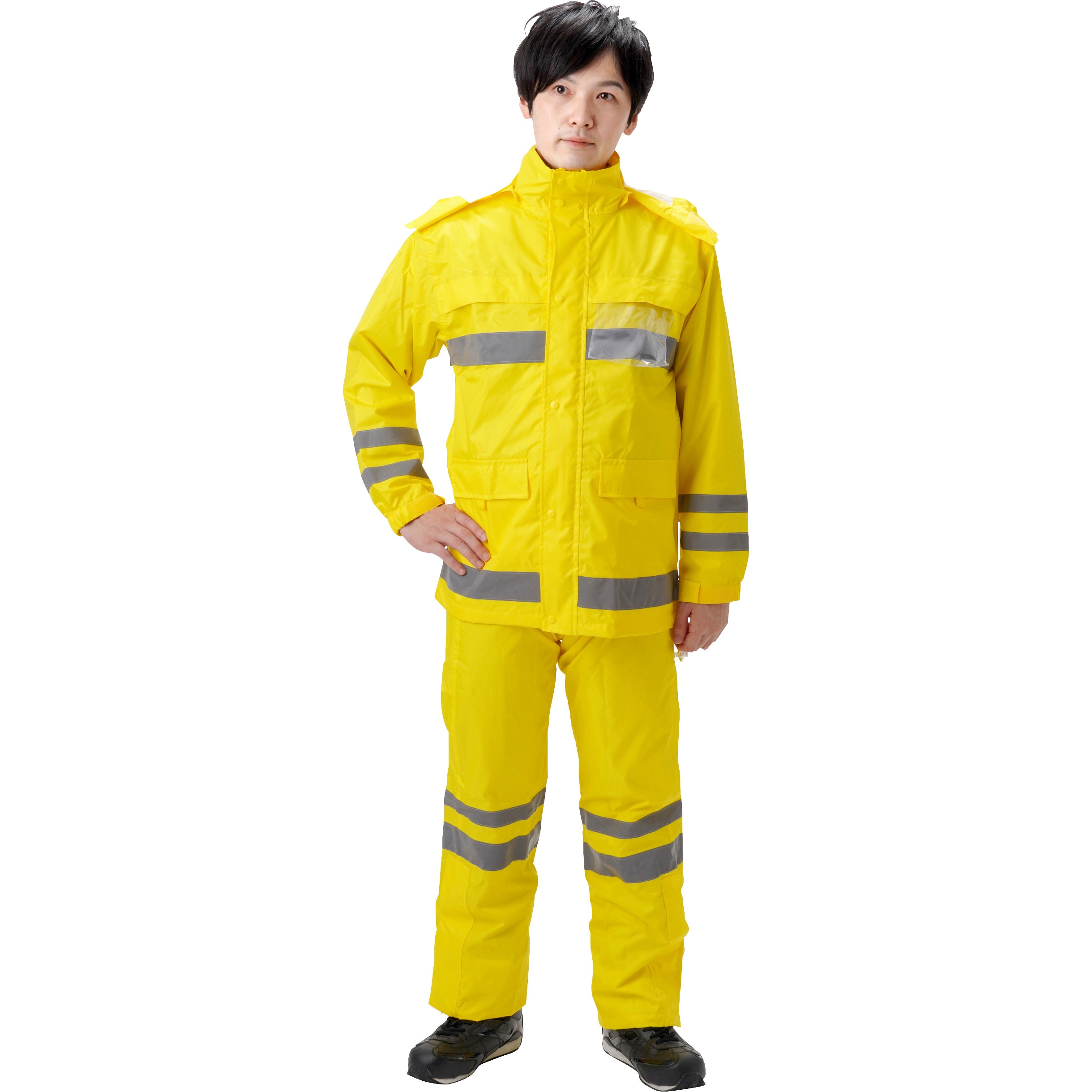 安全レインスーツ 透湿 1セット モノタロウ 【通販モノタロウ】