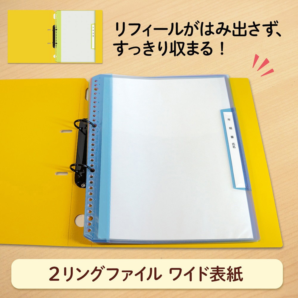 FL-201RF(84832) 2リングファイル ワイド表紙 1冊 PLUS(プラス)[文具