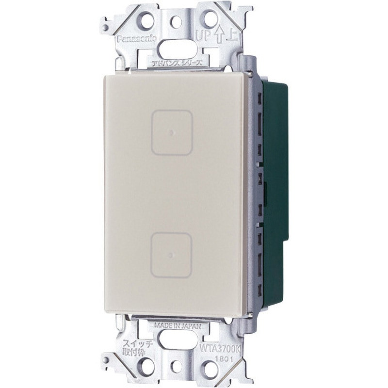 新しく着き WTY5902FK アドバンスタッチ スイッチ用ダブル子器 1個 電設