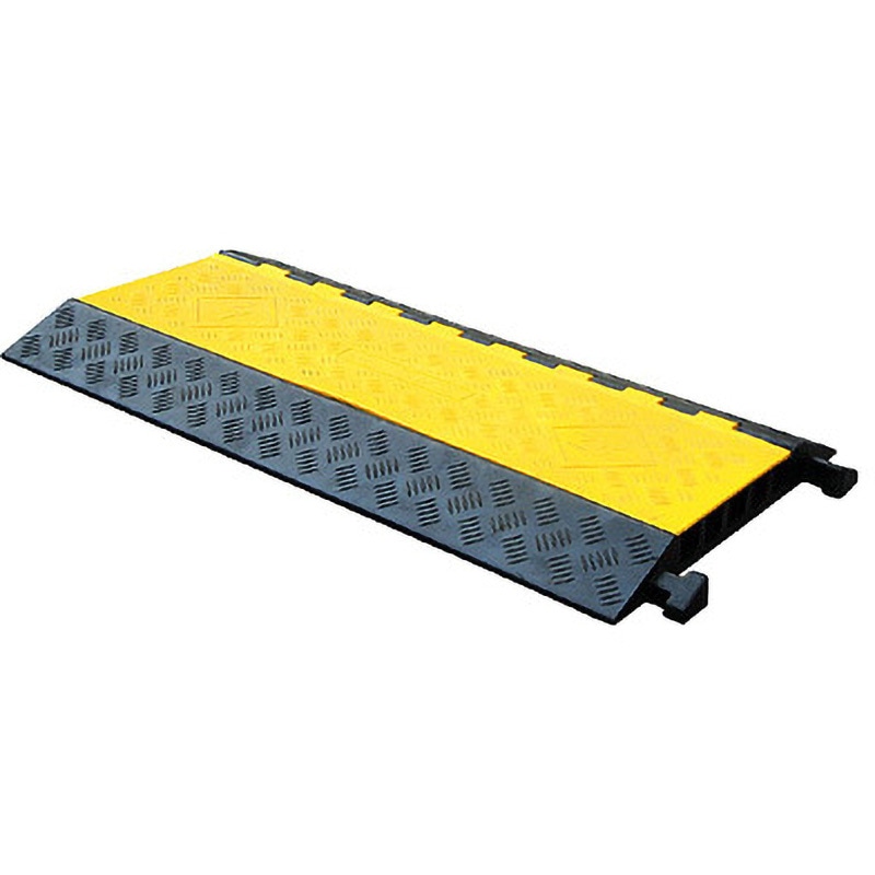 DH-CP-2(奥行500mm) ケーブルプロテクター(収納タイプ) トーグ安全工業 溝数5本