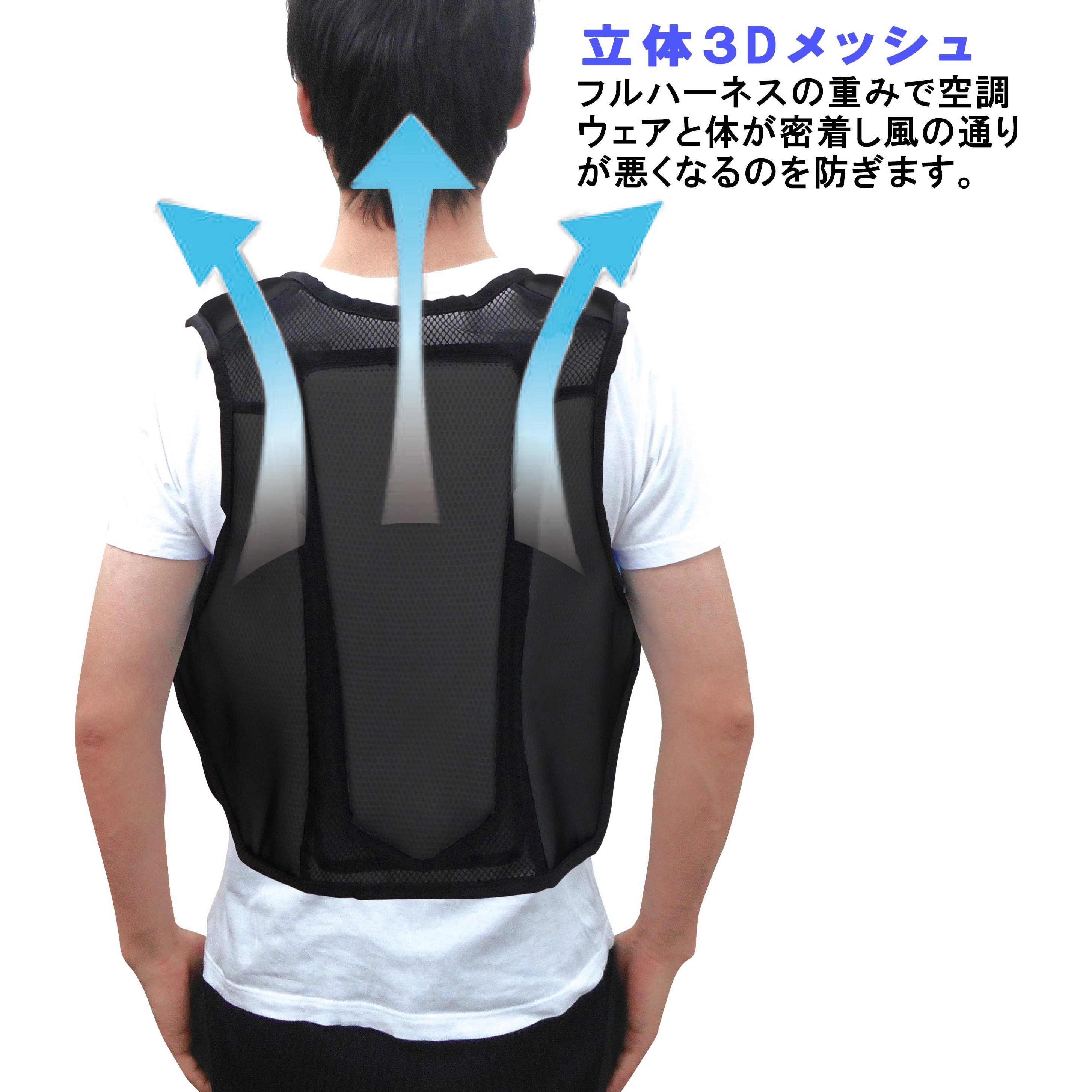 Br フルハーネス専用インナーパット 保冷剤ポケット付き ブレイン サイズ フリーサイズ 色 黒 Br 1着 通販モノタロウ