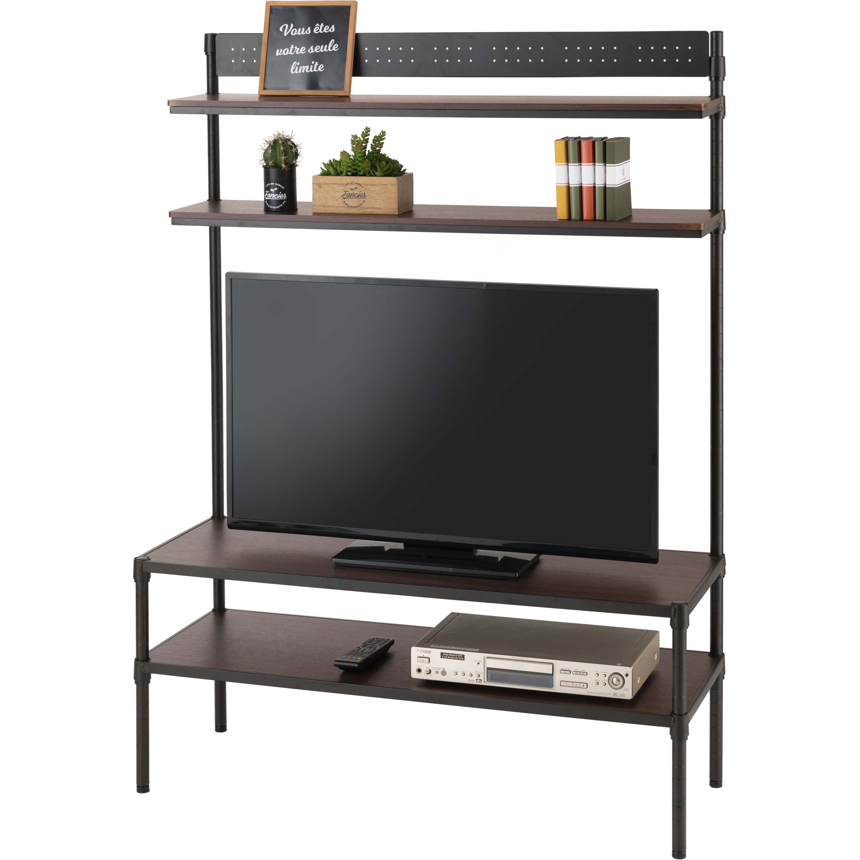 NO1115-4W ルミナスノワール 壁面収納ラック Luminous(ルミナス) 耐