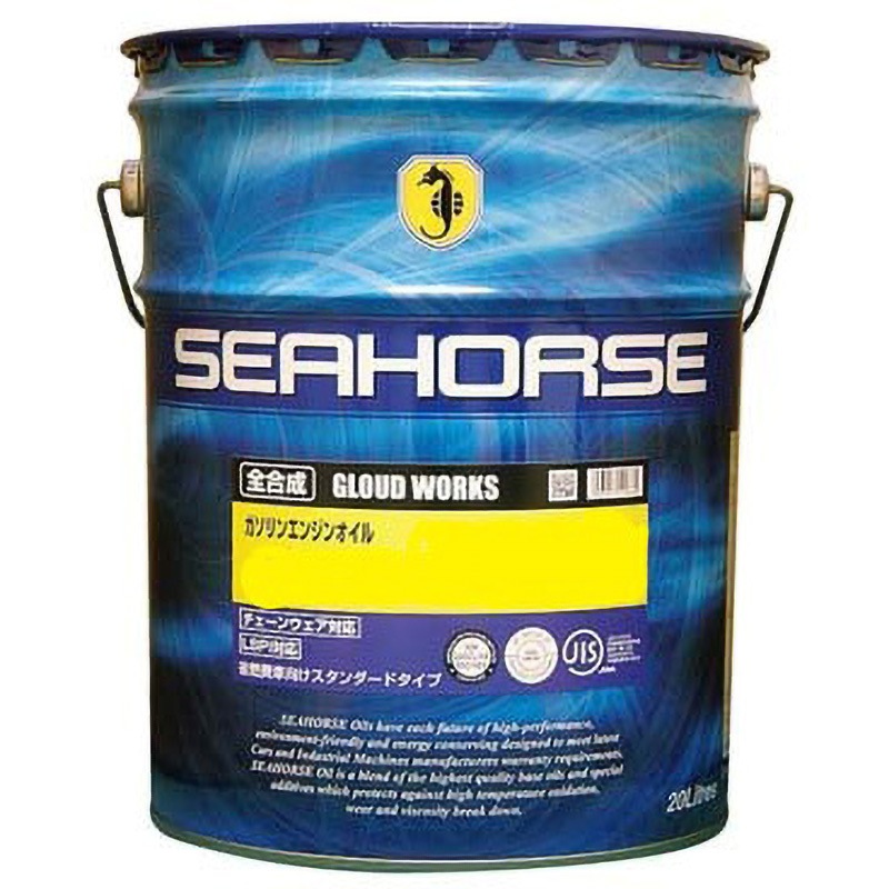 グラウドワークス0W-25 SEAHORSE API:SP 全合成ベースオイル 容量20L