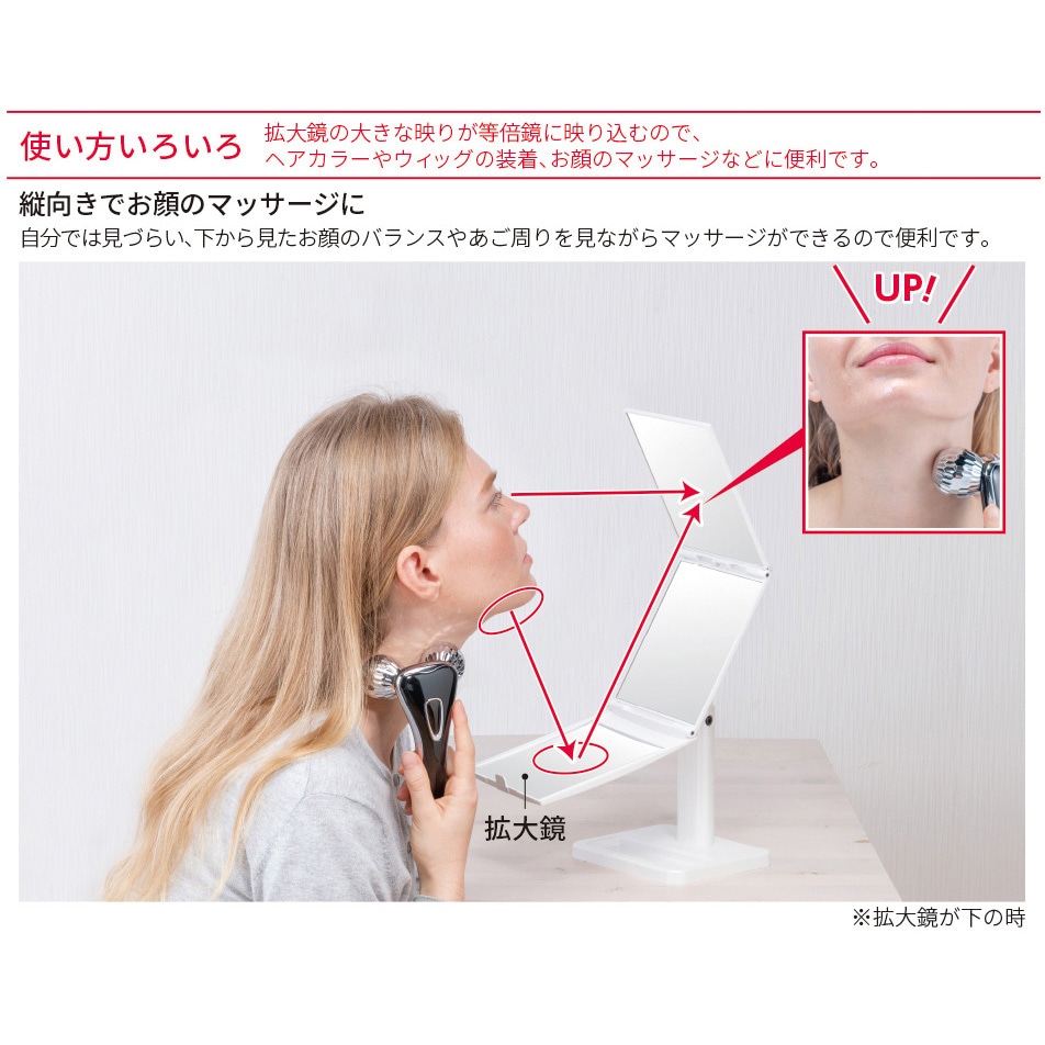 NA-60PW ナピュア スタイリングスタンドミラー 1個 堀内鏡工業 【通販