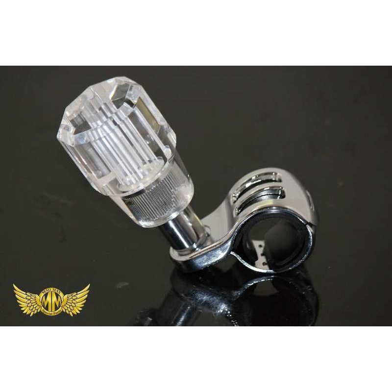 MADMAX トラック用品 ベアリング式 ハンドルスピンナー 水中ローズ ピンク/ステアリング スピナー くるくる 運転サポート【送料800円】 アクアライン ベアリング式 ハンドルスピンナー MAD MAX(マッド