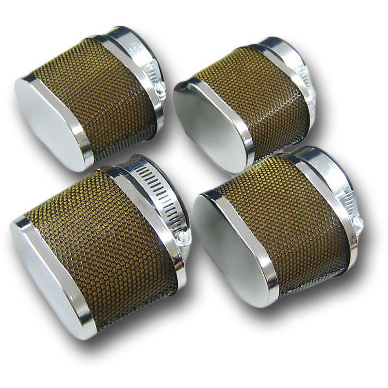 14-6118-52-4 パワーフィルター オーバルタイプ 52mm 汎用 メッキ 1 