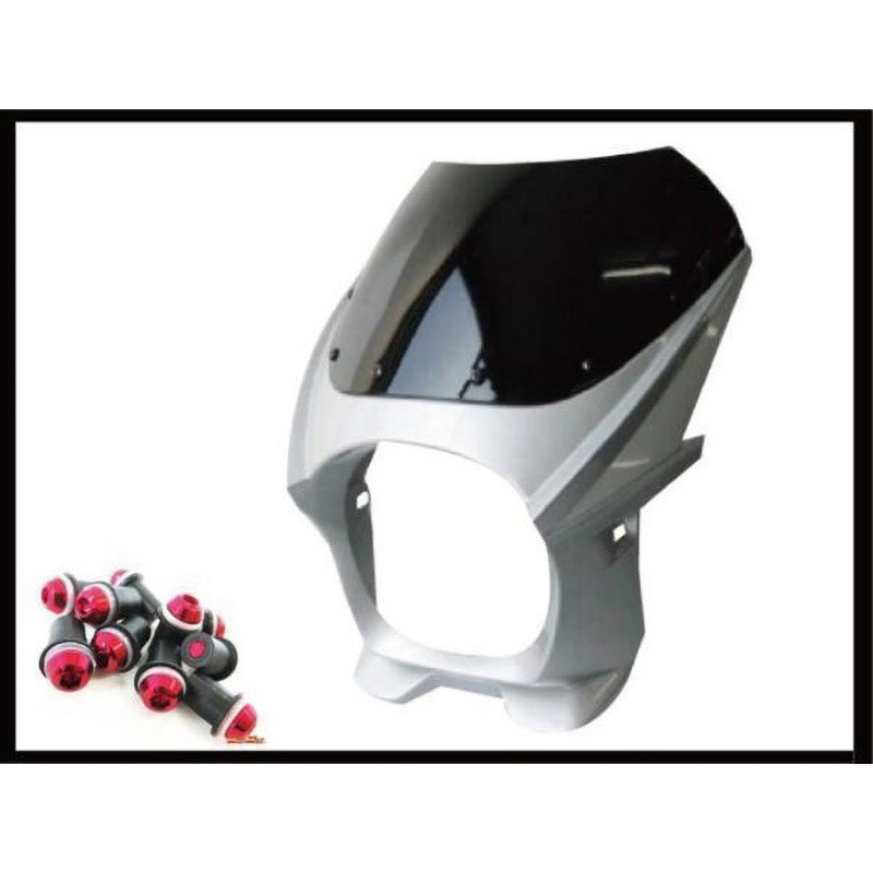 DZY2A000-S-R ビキニカウル 180Φ シルバー スクリーンボルトレッド付属 1個 MAD MAX(マッドマックス) 【通販モノタロウ】 4,948円