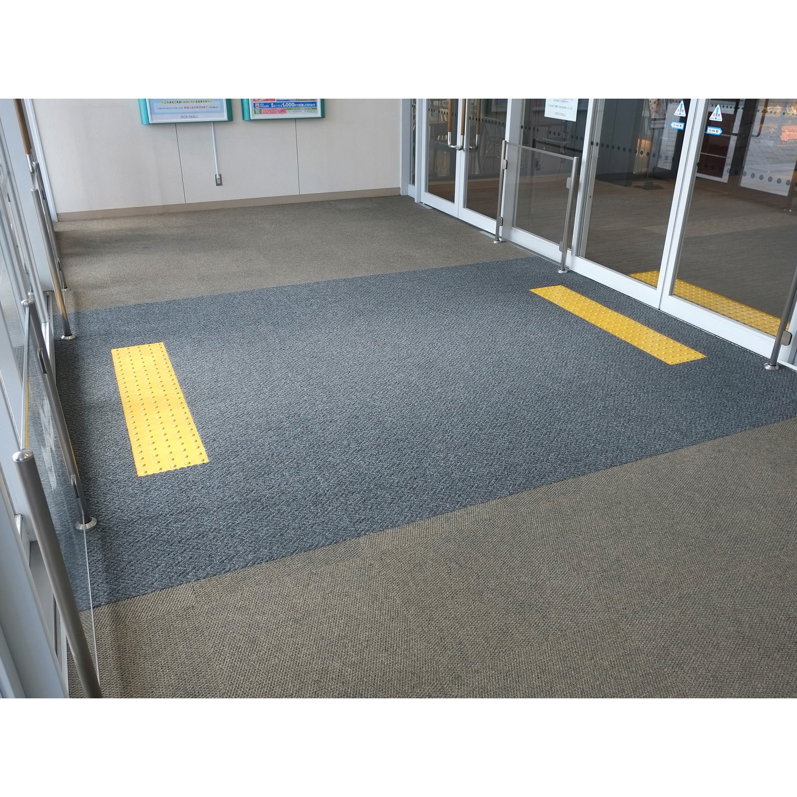 F-201-50 ロンハードマットタイル CONDOR(山崎産業) グレー色 寸法500