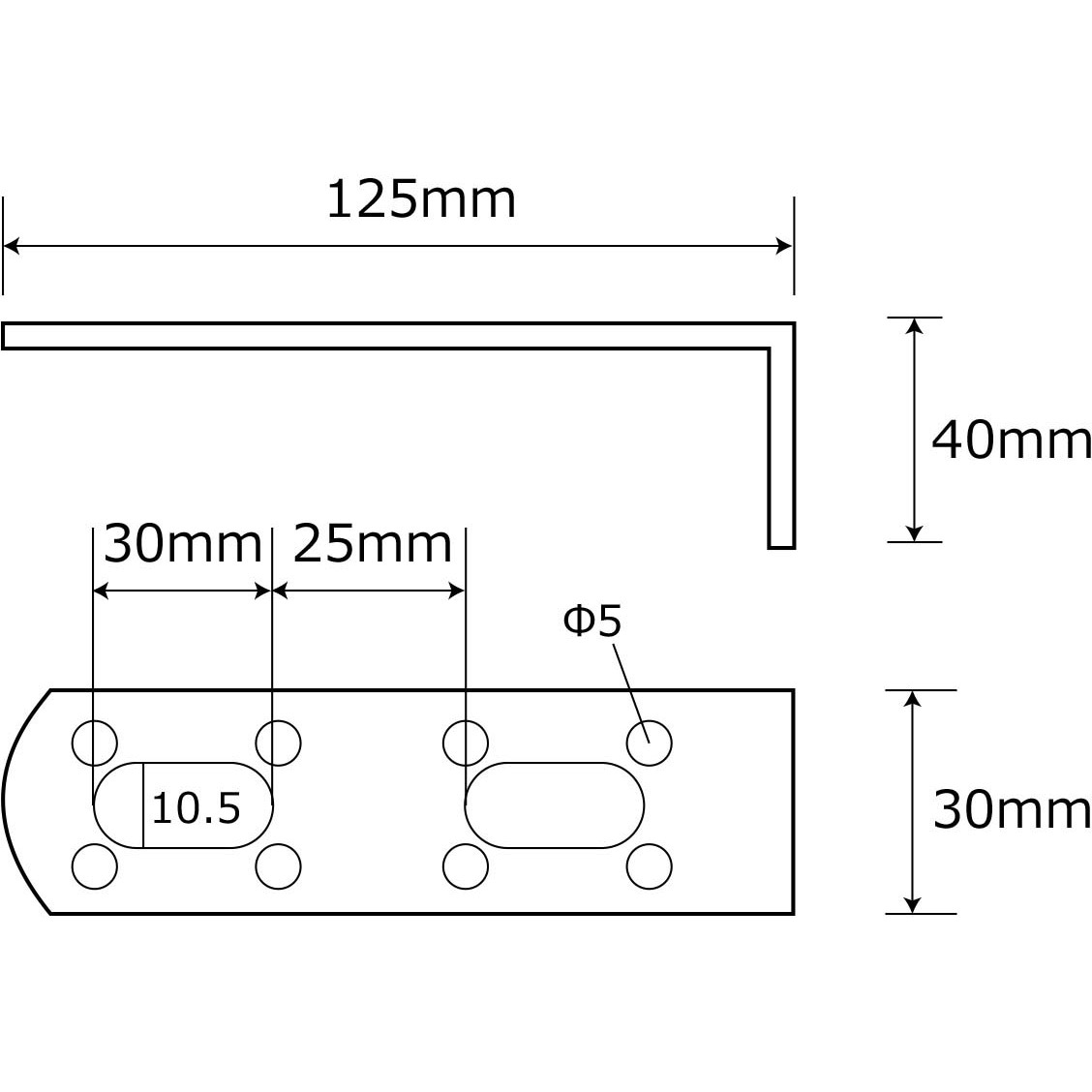 BS-780 補助金具ユニクロ L型 WAKI(和気産業) 1個 BS-780 - 【通販