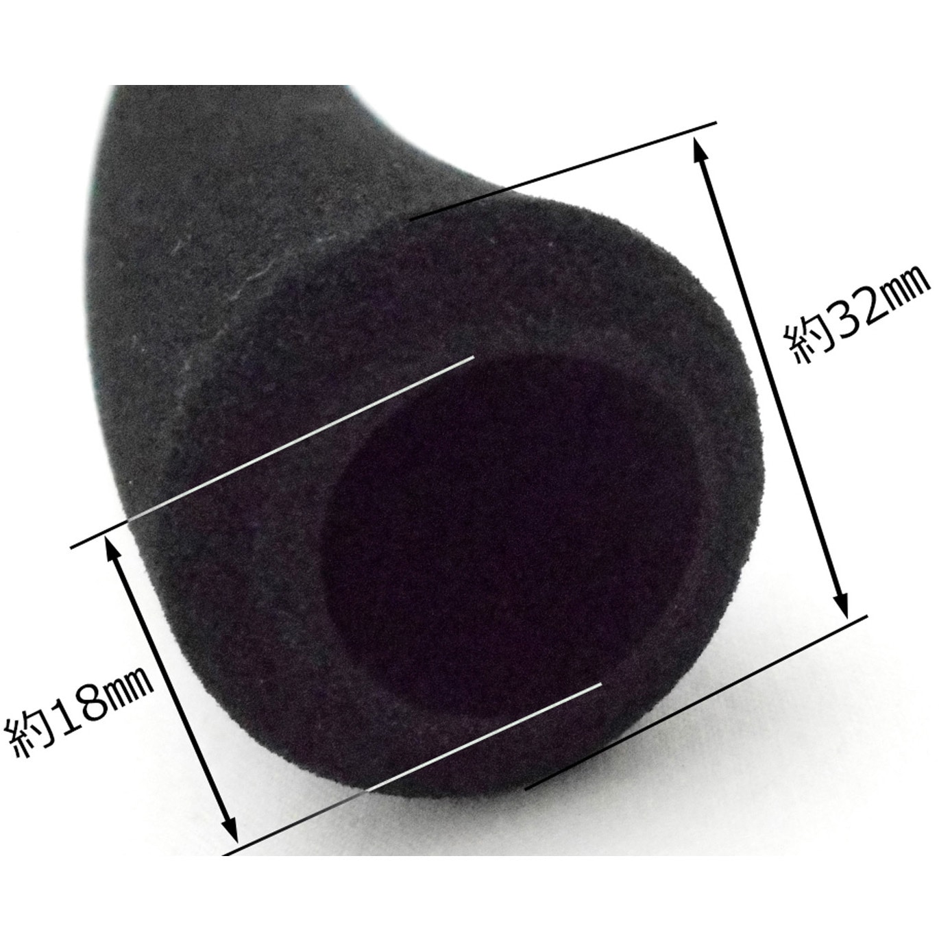 ISG-004 やわらかグリップ WAKI(和気産業) 長さ220mm内径18mm外径32mm