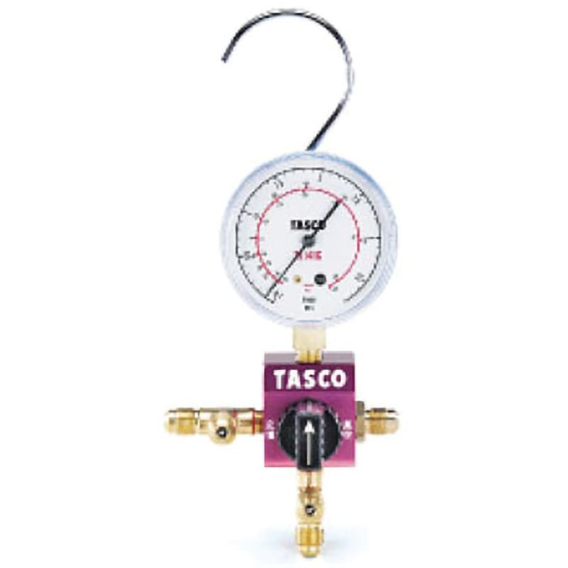 タスコ TASCO TA124-3G R407Cスリーゲージマニホールドキット - 道具、工具