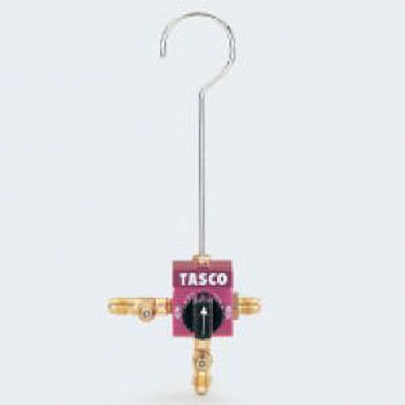 TA123B-11 ボールバルブ式シングルゲージマニホールドボディ 1個 イチネンTASCO 【通販モノタロウ】