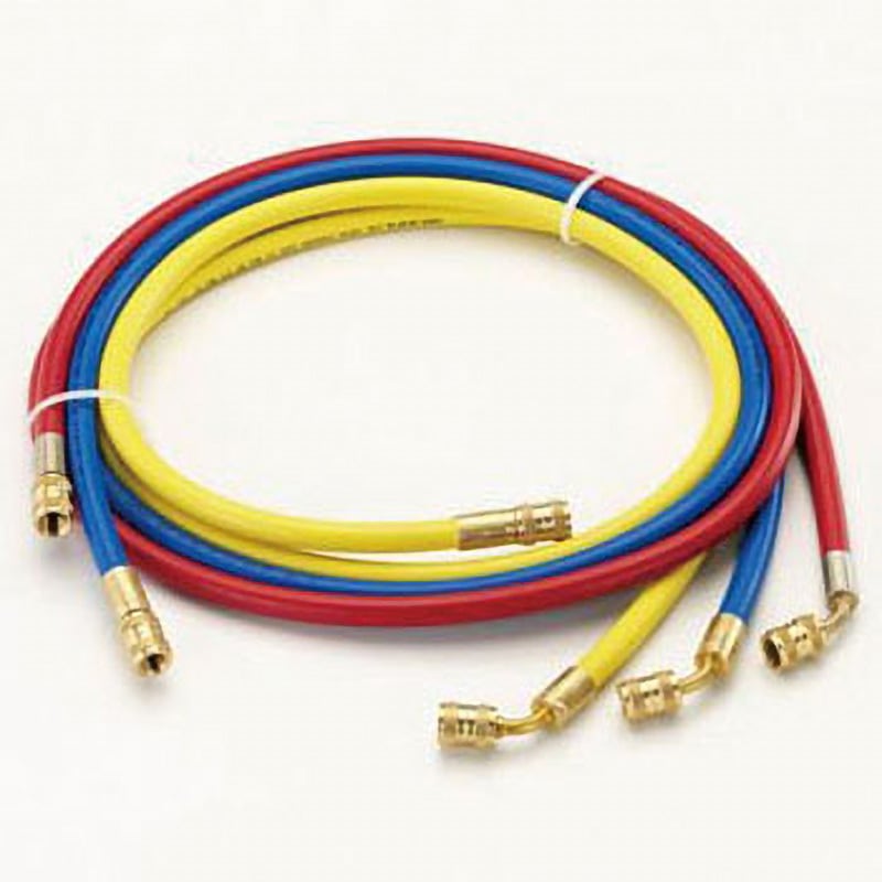 TA137HB チャージホースセット(R134a)150cm 片側60° 1セット イチネンTASCO 【通販モノタロウ】