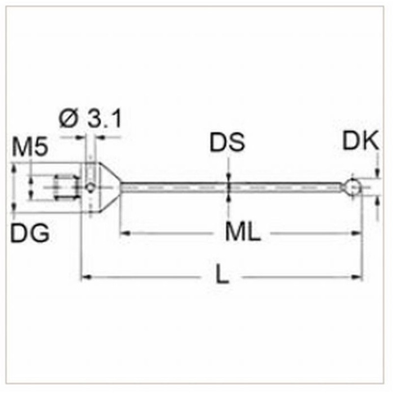 A-5555-1425 ストレートスタイラス 1個 レニショー 【通販モノタロウ】