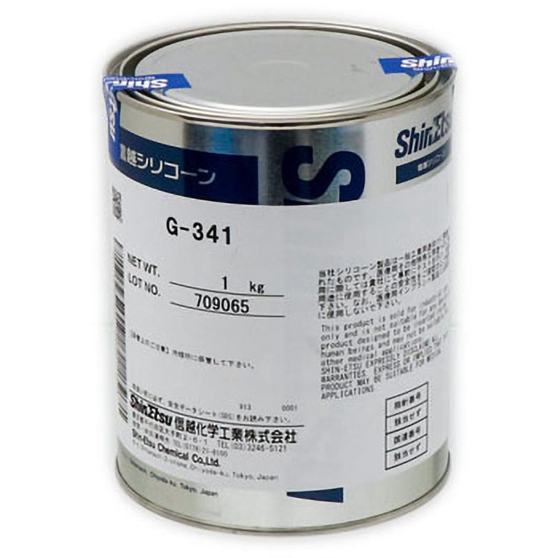 G-341 粘着用シリコーングリス (トルク・ダンパー用) 1缶(1kg) 信越化学工業 【通販モノタロウ】