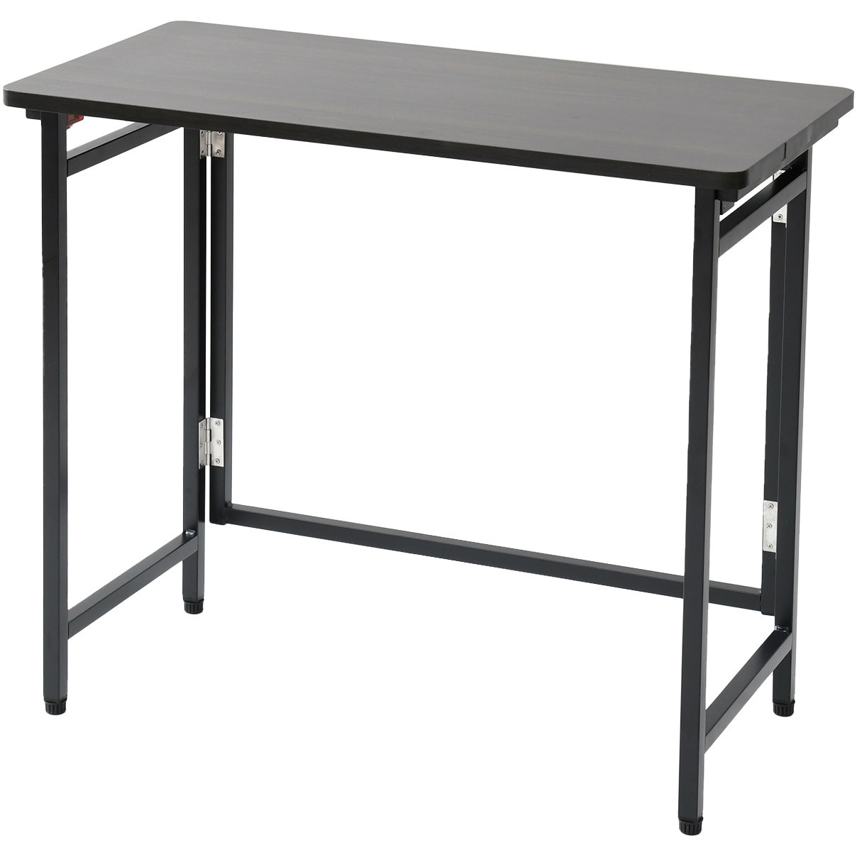 RPST-8040H(DBRBK4) 折りたたみ デスク (幅80 奥行40) YAMAZEN(山善