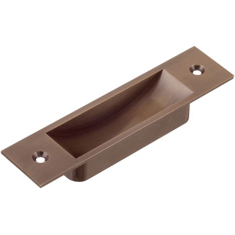 #319-105-3 ベスト 319 舟底引手 105ミリ BEST[金物] 古代ブロンズ色