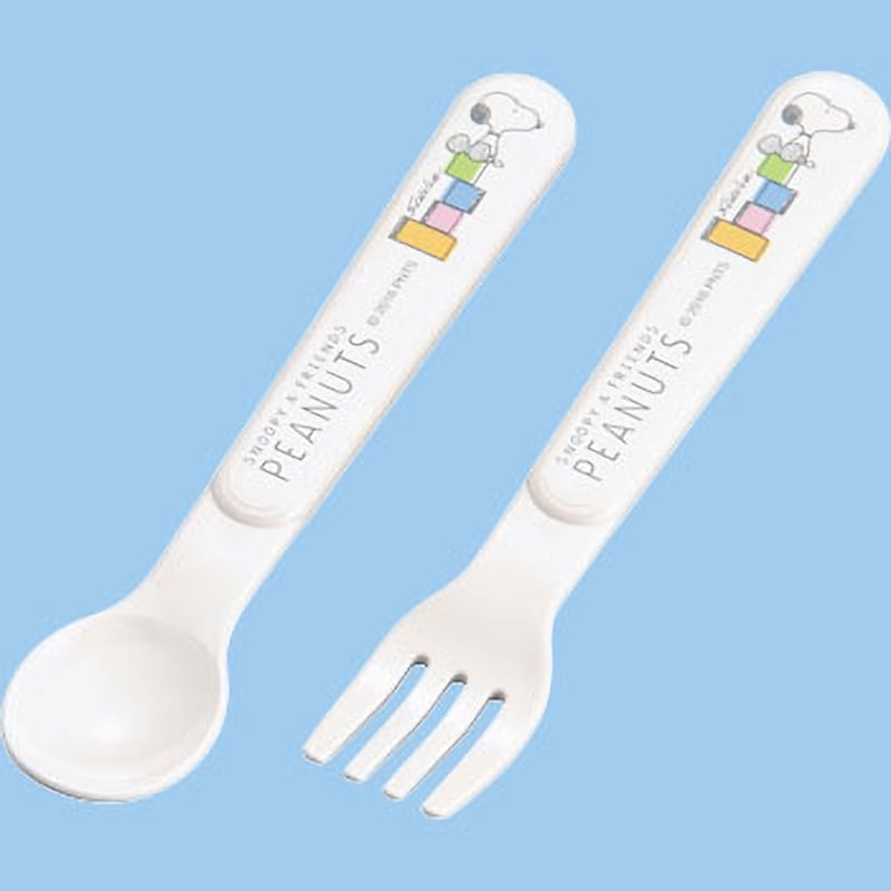 SF-27 ポリプロピレンお子様食器「スヌーピー」 1セット(2本