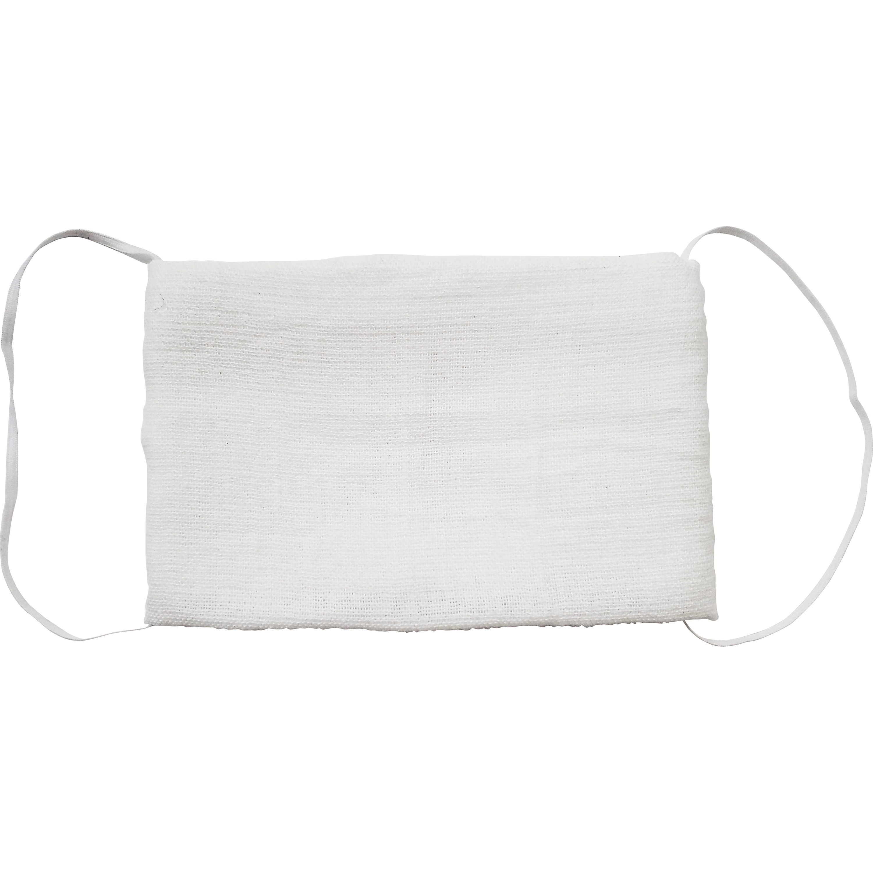 gauze 1P ゴムとガーゼタオルで縫わずできる簡易マスク ホワイト 1枚
