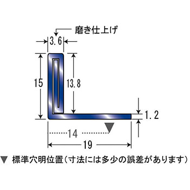 20-659 床金物 見切り金物 ステンレス製フロアジョイナー アシスト 長