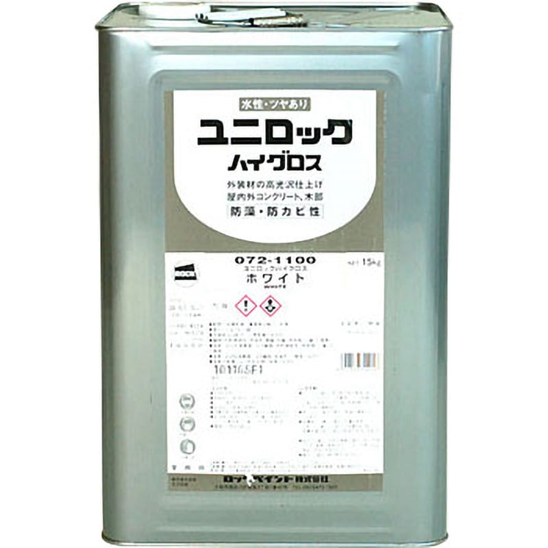072-1100-01 ユニロック ハイグロス 1缶(15kg) ロックペイント 【通販サイトMonotaRO】