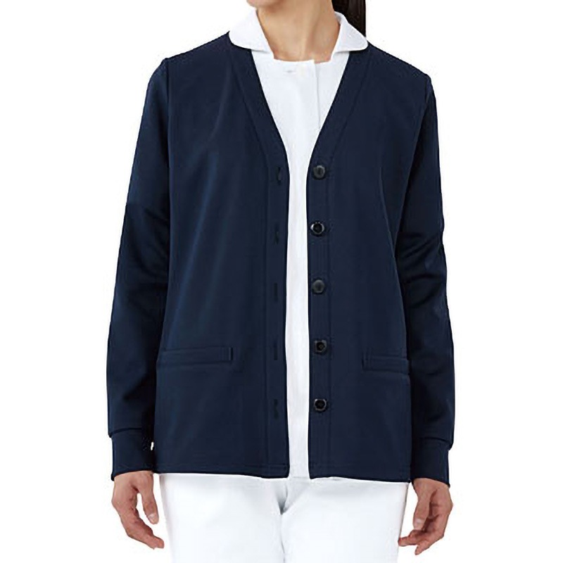 レディスカーディガン ネイビー S KAZEN 219-91 S (61-9857-51)