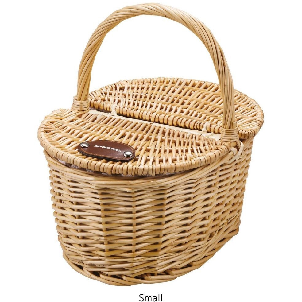 Small ピクニックバスケット蓋付(オーバル) CAPTAIN STAG 1個 Small