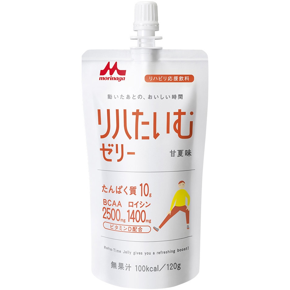 0658615 リハたいむゼリー 栄養補助食品 甘夏味 24袋入 1箱(24袋) クリニコ 【通販モノタロウ】