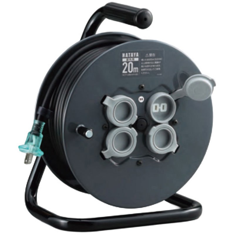 FF-20 屋外用フラットリール ハタヤリミテッド 電線長さ20m - 【通販