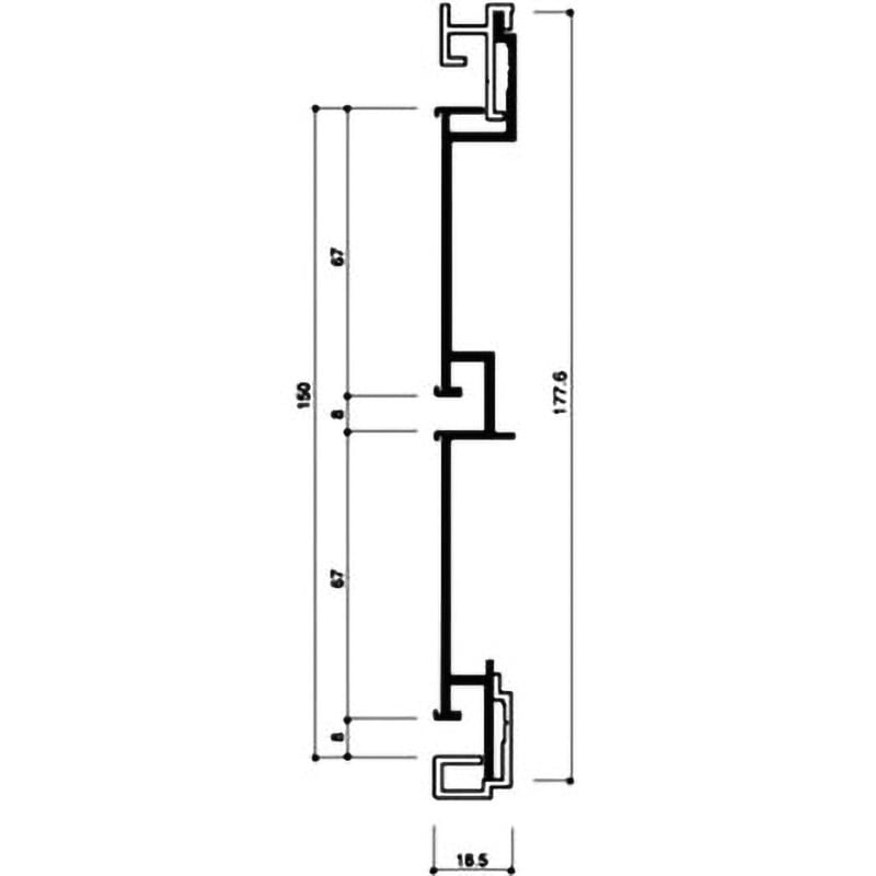 10-108-2-3 フックパネル S-75P 1個 アイリスオーヤマ 【通販モノタロウ】