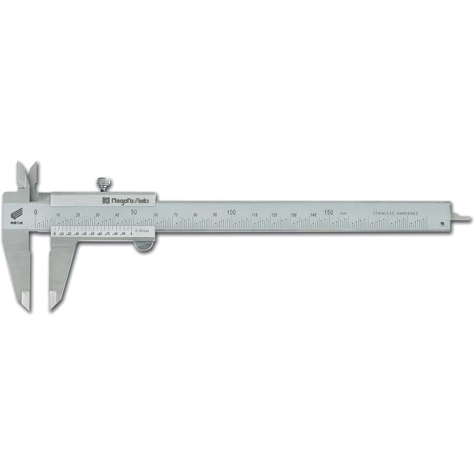 GVC-15KD(校正書・トレーサビリティ体系図付) シルバーM型ノギス 快段目盛 SK(新潟精機) 一般校正 測定範囲0～150mm