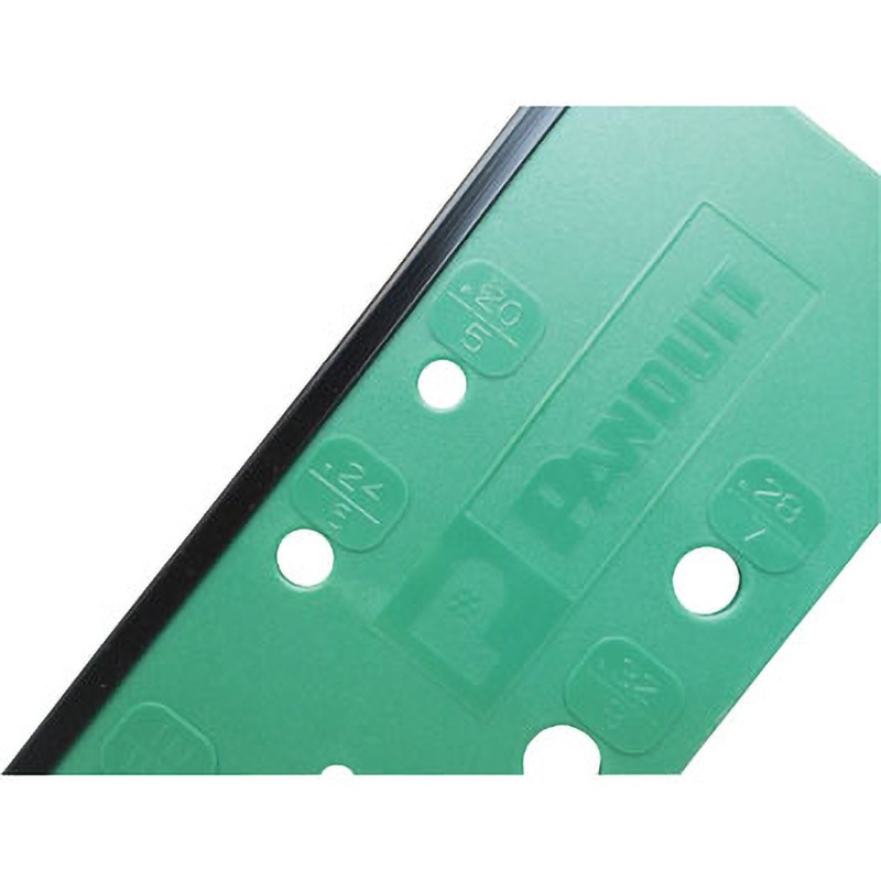GES36F-C0 自在ブッシュ スリットなし・ロールタイプ 耐候性黒 PANDUIT(パンドウイット) 長さ30.49m幅2.7mm高さ3mm 1巻 GES36F-C0