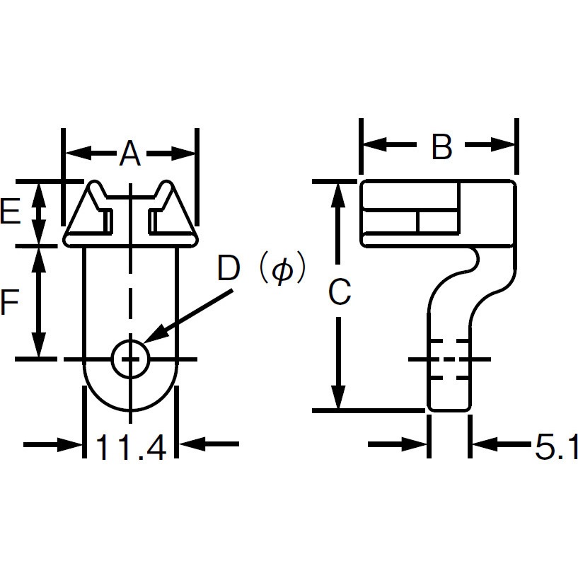 Lhms S6 C L字型ホール固定具 M3ネジ止め ナチュラル 1袋 パンドウイット Panduit 通販サイトmonotaro