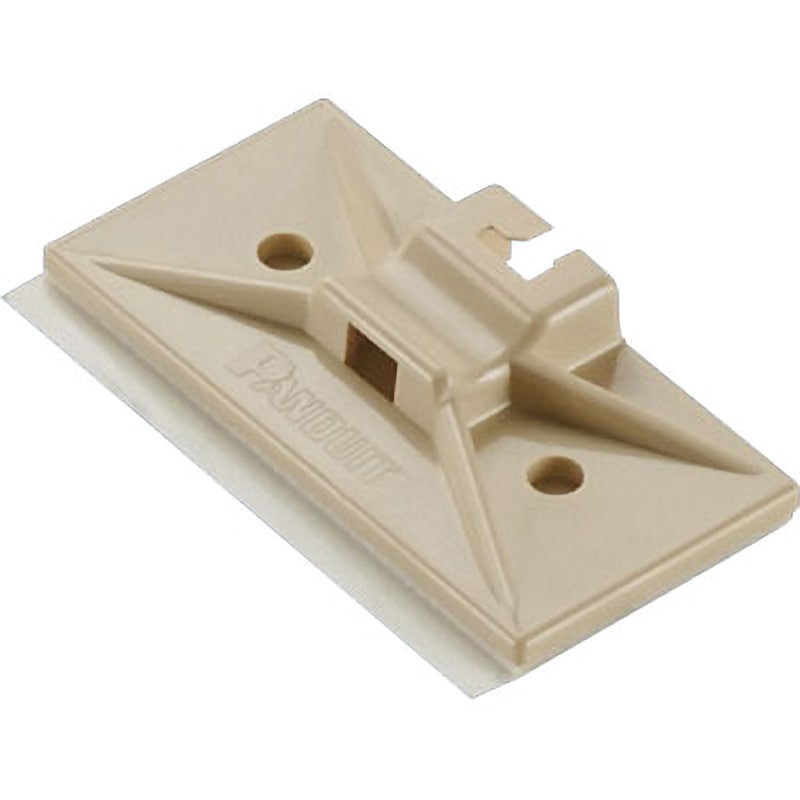 SMS-A-C15 マウントベース型 結束バンドスナップイン固定具 PANDUIT(パンドウイット) 固定方法:粘着テープ(M3ネジ止めも可能)  1袋 SMS-A-C15