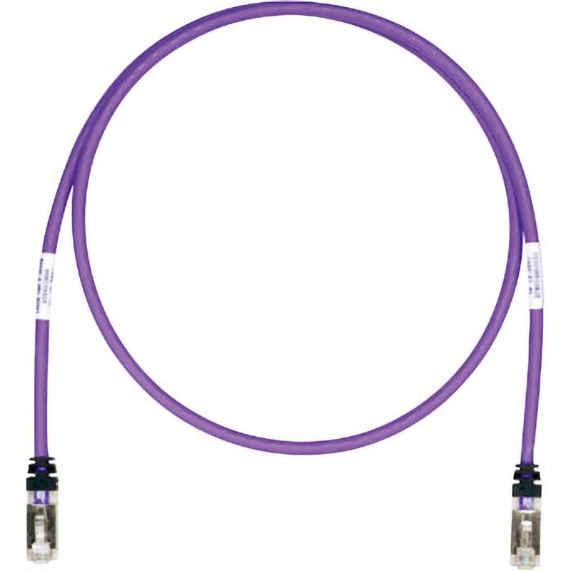 STP6X10MVL カテゴリ6シールドパッチコード PANDUIT(パンドウイット) 屋内 10m コネクタRJ45 紫色 規格CAT6 導体サイズ26AWGAWG[mm<sup>2</sup>] 1本 5,698円