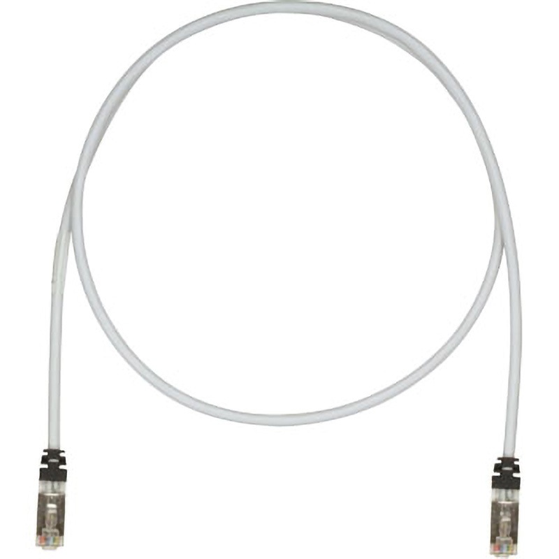 STP6X12MIG カテゴリ6シールドパッチコード PANDUIT(パンドウイット) 屋内 12m コネクタRJ45 ライトグレー色 規格CAT6 導体サイズ26AWGAWG[mm<sup>2</sup>] 1本