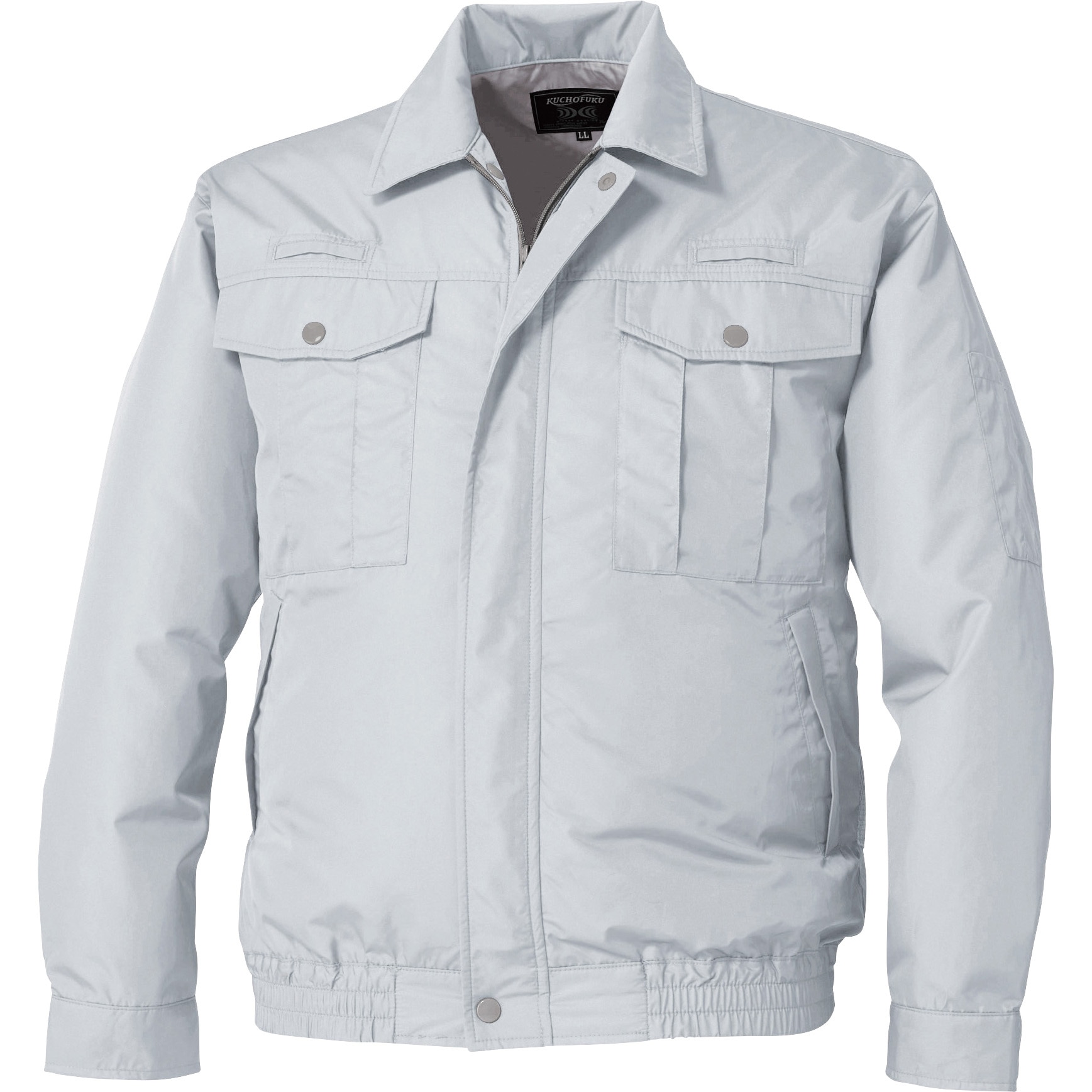 KU9054FC06S3 空調服(R) 長袖ブルゾン(フルハーネス対応) KU9054F 空調服 服のみ シルバー色 サイズL