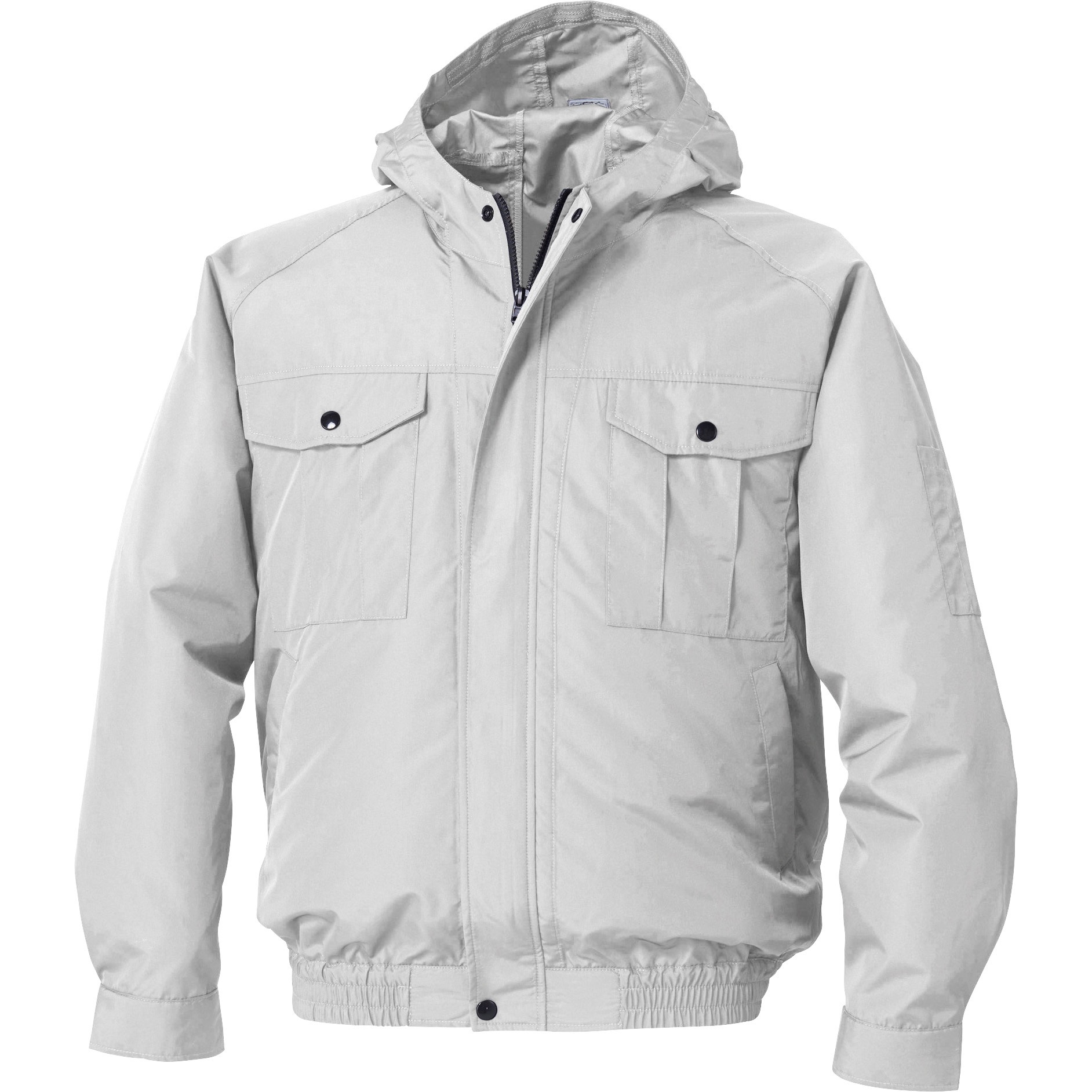 KU90810C06S5 空調服(R) 長袖ブルゾン(フード付) KU90810 空調服 服のみ シルバー色 サイズ3L