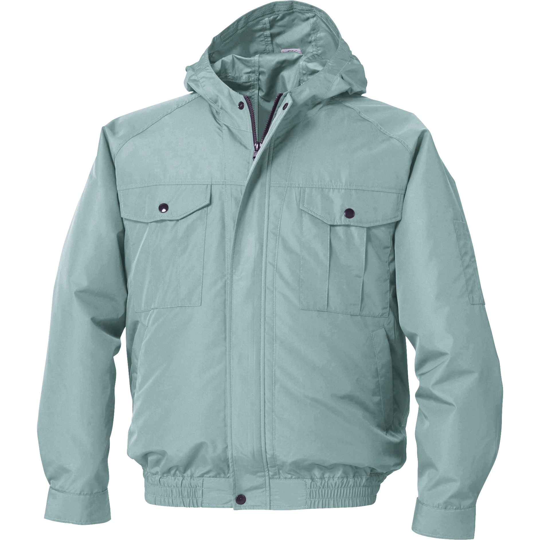 KU90810C07S4 空調服(R) 長袖ブルゾン(フード付) KU90810 空調服 服のみ モスグリーン色 サイズ2L
