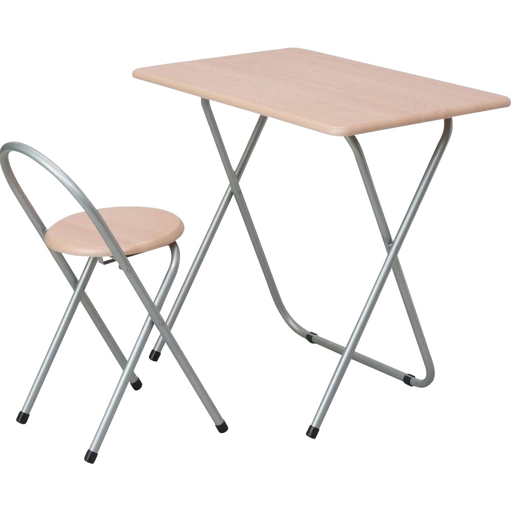 FDC-101NM 折りたたみデスク&チェア ナカバヤシ 高さ710mm幅800mm奥行500mm  FDC-101NM