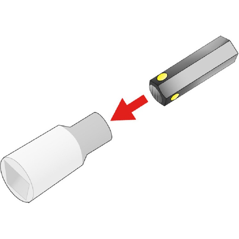 33256 六角ビット ミリサイズ 全長50mm BONDHUS 本数1 片頭 先端サイズ