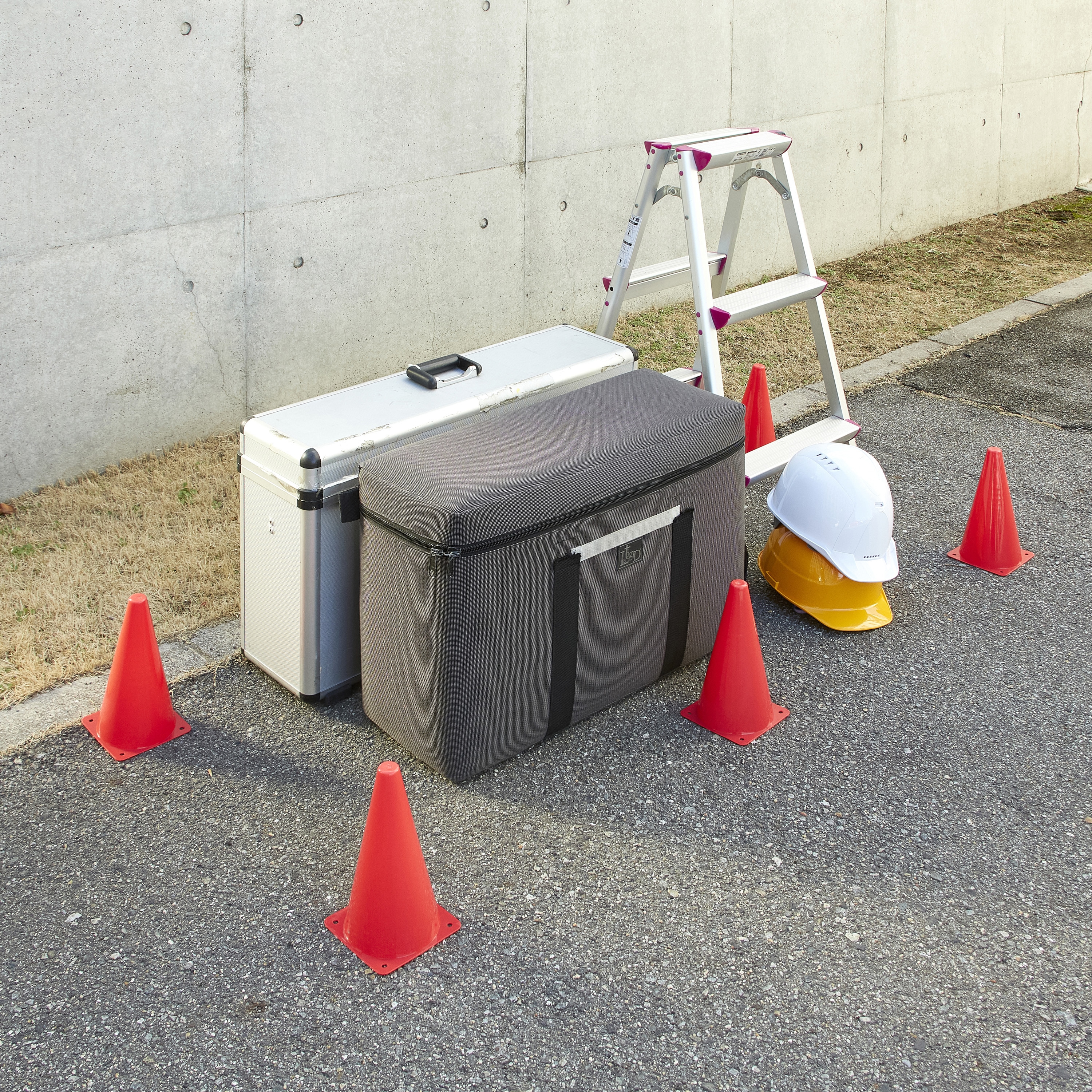 三角コーン ミニミニ 5本セット モノタロウ 高さ225mm - 【通販